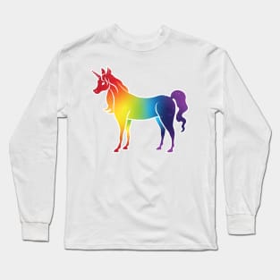 Rainbow Unicorn Long Sleeve T-Shirt